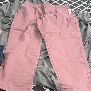 Old Navy Straight Leg Pants in Dusty Rose